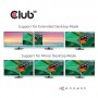 CLUB3D CSV-1564W65 replicatore di porte e docking station per notebook USB 3.2 Gen 1 (3.1 Gen 1) Type-C Nero
