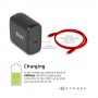 CLUB3D CSV-1564W65 replicatore di porte e docking station per notebook USB 3.2 Gen 1 (3.1 Gen 1) Type-C Nero