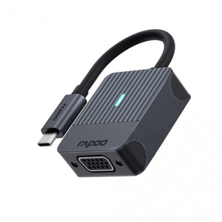 Rapoo UCA-1003 0,15 m USB tipo-C VGA (D-Sub) Nero