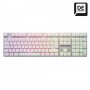 Sharkoon PureWriter RGB Red tastiera USB QWERTZ Tedesco Bianco