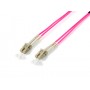 Equip 255516 cavo a fibre ottiche 10 m LC OM4 Beige, Viola