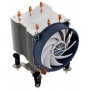 Titan TTC-NK35TZ/R(KU) sistema di raffreddamento per computer Processore Raffreddatore d'aria 9,5 cm Alluminio, Nero, Bi