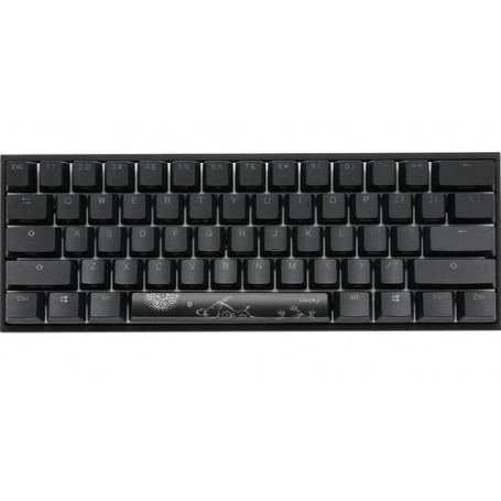 Ducky Mecha Mini tastiera USB Tedesco Nero