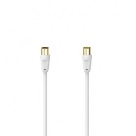Hama 00305068 cavo coassiale 5 m Bianco