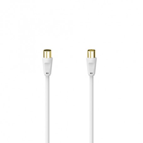 Hama 00305069 cavo coassiale 10 m Bianco