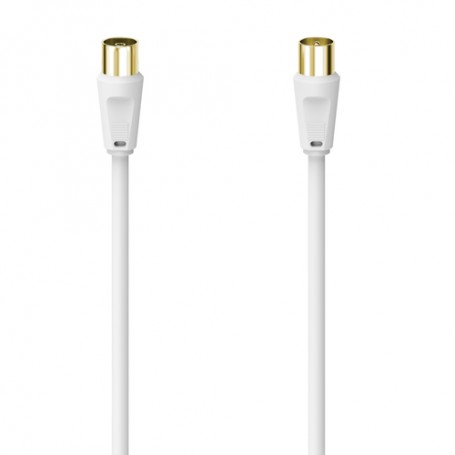 Hama 00305066 cavo coassiale 1,5 m Bianco
