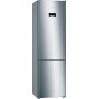 Bosch KGN393IDA frigorifero con congelatore Libera installazione 368 L D Metallico