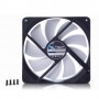 Fractal Design Silent Series R3 140mm Case per computer Ventilatore 14 cm Nero, Bianco