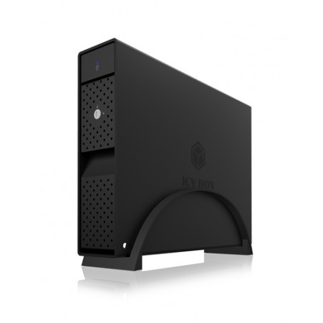 ICY BOX IB-3801-C31 Box esterno HDD Nero 3.5"