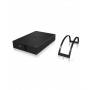 ICY BOX IB-3801-C31 Box esterno HDD Nero 3.5"
