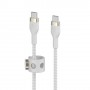 Belkin BOOST↑CHARGE PRO Flex cavo USB 3 m USB 2.0 USB C Bianco