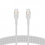Belkin BOOST↑CHARGE PRO Flex cavo USB 3 m USB 2.0 USB C Bianco