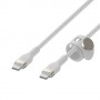 Belkin BOOST↑CHARGE PRO Flex cavo USB 3 m USB 2.0 USB C Bianco