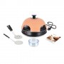 Emerio PO-115985 macchina e forno per pizza 4 pizza(e) 900 W Nero, Arancione