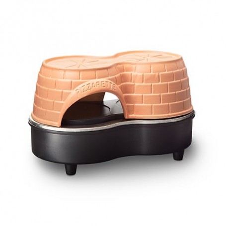 Emerio PO-122250 macchina e forno per pizza 2 pizza(e) 800 W Nero, Terracotta