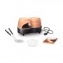 Emerio PO-122250 macchina e forno per pizza 2 pizza(e) 800 W Nero, Terracotta