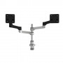 R-Go Tools RGOVLZE4TWSI supporto da tavolo per Tv a schermo piatto 66 cm (26") Viti Nero, Argento