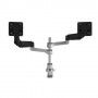 R-Go Tools RGOVLCA4TWSI supporto da tavolo per Tv a schermo piatto 81,3 cm (32") Argento, Nero Scrivania