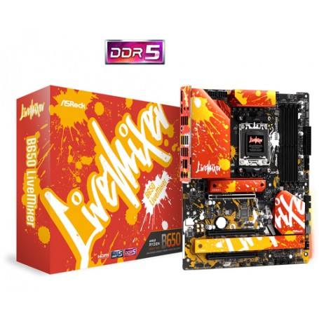 Asrock B650 LiveMixer AMD B650 Presa di corrente AM5 ATX