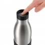 EMSA Bludrop Sleeve N3111100 borraccia Uso quotidiano 700 ml Acciaio inossidabile Nero, Acciaio inossidabile