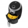 Clatronic FR 3769 H Singolo 1,8 L Indipendente 1000 W Friggitrice ad aria calda Nero, Acciaio inossidabile