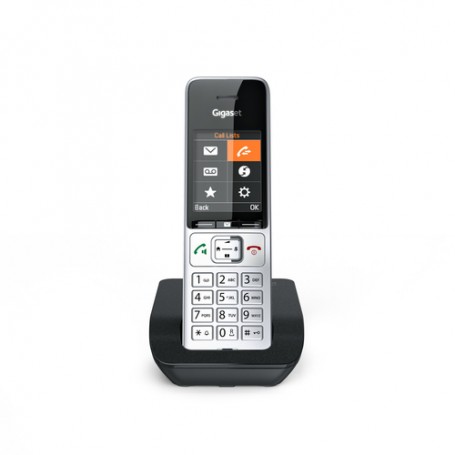 Gigaset COMFORT 500 Telefono DECT Identificatore di chiamata Nero, Argento