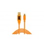 Tether Tools CU5430ORG cavo USB 4,6 m USB 2.0 USB A Micro-USB B Arancione