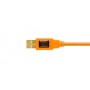 Tether Tools CU5430ORG cavo USB 4,6 m USB 2.0 USB A Micro-USB B Arancione