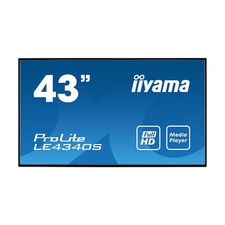 iiyama LE4340S-B3 visualizzatore di messaggi Pannello piatto per segnaletica digitale 109,2 cm (43") LED 350 cd/m² Full 