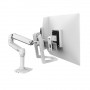 Ergotron LX Series 98-037-062 supporto da tavolo per Tv a schermo piatto 25,4 cm (10") Bianco Scrivania