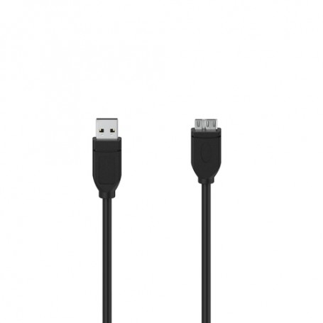 Hama 00300064 cavo USB 0,75 m USB 3.2 Gen 1 (3.1 Gen 1) Micro-USB B USB A Nero