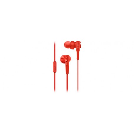 Sony MDR-XB55APR Cuffie Cablato In-ear Musica e Chiamate Rosso