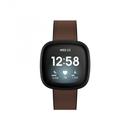 Hama 00086235 accessorio indossabile intelligente Band Marrone Vera pelle