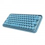 Rapoo Ralemo Pre 5 tastiera USB + RF Wireless + Bluetooth QWERTY Tedesco Blu