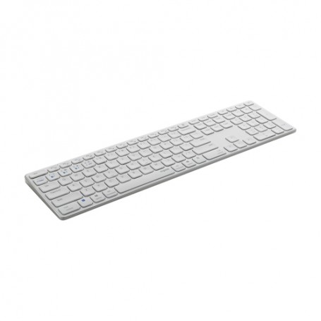 Rapoo E9800M tastiera RF senza fili + Bluetooth QWERTY Tedesco Bianco