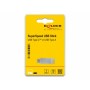 DeLOCK 54076 unità flash USB 128 GB USB Type-A / USB Type-C 3.2 Gen 1 (3.1 Gen 1) Argento