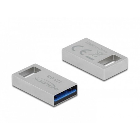 DeLOCK 54072 unità flash USB 128 GB USB tipo A 3.2 Gen 1 (3.1 Gen 1) Argento