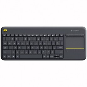 Logitech K400 Plus Tv tastiera RF Wireless QWERTY Spagnolo Nero