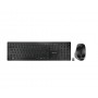 CHERRY DW 9500 SLIM tastiera Mouse incluso RF senza fili + Bluetooth QWERTZ Tedesco Nero, Grigio