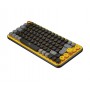 Logitech POP Keys Wireless Mechanical Keyboard With Emoji Keys tastiera Bluetooth QWERTZ Tedesco Nero, Grigio, Giallo