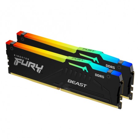 Kingston Technology FURY Beast RGB memoria 16 GB 2 x 8 GB DDR5 6000 MHz
