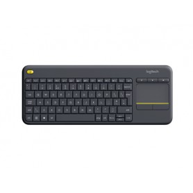 Logitech K400 Plus Tv tastiera RF Wireless QWERTY Inglese Nero