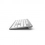 Hama KW-700 tastiera RF Wireless QWERTZ Tedesco Argento, Bianco