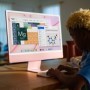 Apple iMac 61 cm (24") 4480 x 2520 Pixel Apple M 8 GB 256 GB SSD PC All-in-one macOS Big Sur Wi-Fi 6 (802.11ax) Blu (MGPK3D/A)