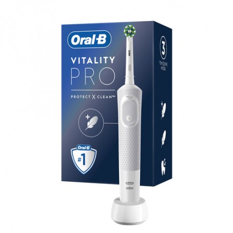 Oral-B Vitality Pro Adulto Spazzolino rotante-oscillante Grigio, Bianco
