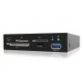 ICY BOX IB-865a lettore di schede USB 3.2 Gen 1 (3.1 Gen 1) Interno Nero