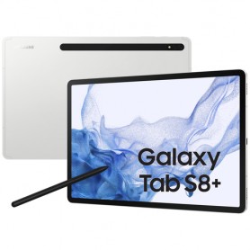 Samsung Galaxy Tab S8+ 5G SM-X806B LTE 31,5 cm (12.4") Qualcomm Snapdragon Wi-Fi 6 (802.11ax) Argento
