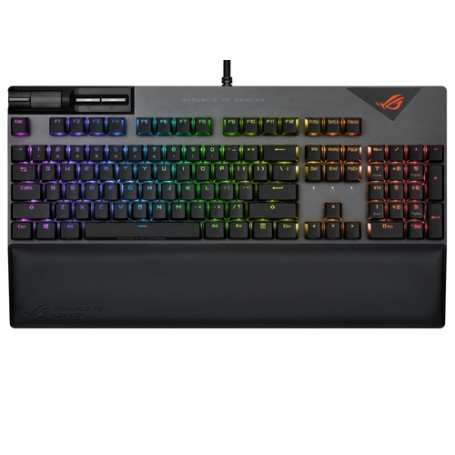ASUS ROG Strix Flare II tastiera USB QWERTZ Tedesco Nero