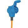Brennenstuhl 1132920525 cavo di alimentazione Arancione 1,5 m
