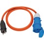 Brennenstuhl 1132910025 cavo di alimentazione Arancione 1,5 m IEC Type E (3.4 mm, 3.1 mm) Spina di alimentazione di tipo